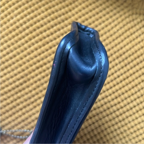 Vintage Coach Black Leather Chunky Case Multipurpose Make-up Money Pouch - Picture 10 of 14